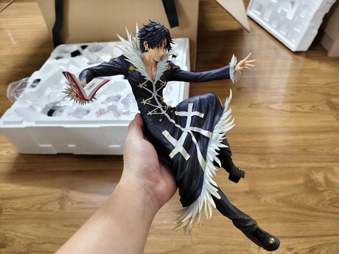 ハンター × ハンター 西索とクロロの対決 樹脂 彫刻 フィギュア
