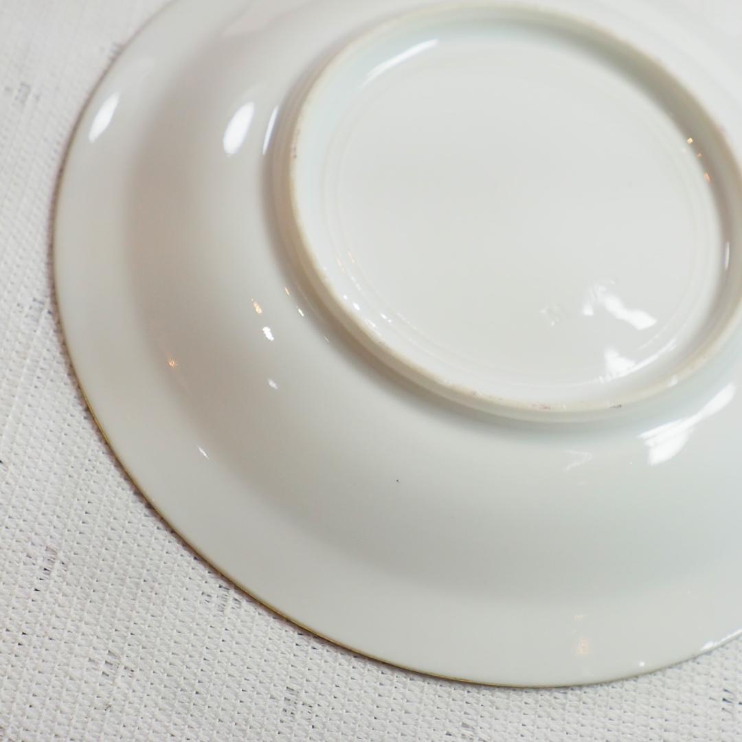 オールドノリタケ 金盛上陽刻桃地薔薇図紋 マルキ印 里帰り チョコレートカップ