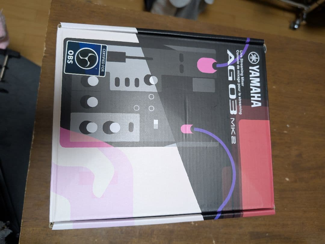 YAMAHA AG03 MK2 AT2020マイク