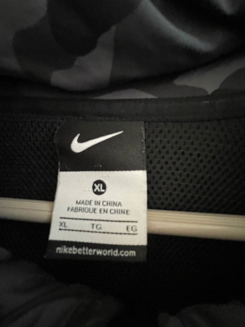 F.C.R.B. x NIKE カモブラック　スウェットパーカー XL