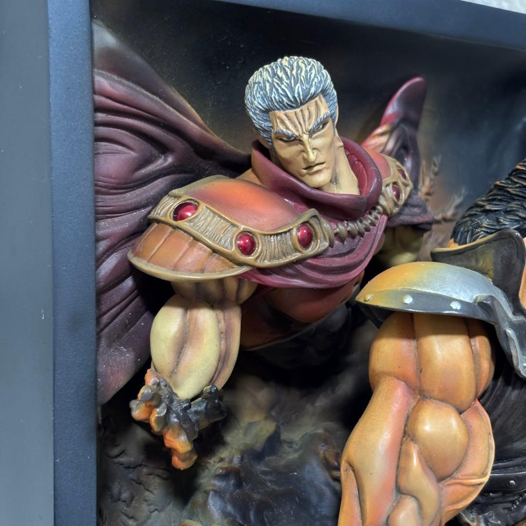 北斗の拳 ケンシロウ ラオウ 立体フィギュア ポスター スタンド 重厚 正規品