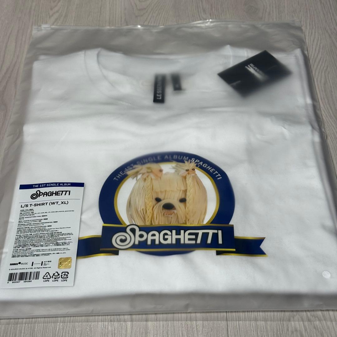 チェウォン着 LE SSERAFIM SPAGHETTI L/S T-Shirt