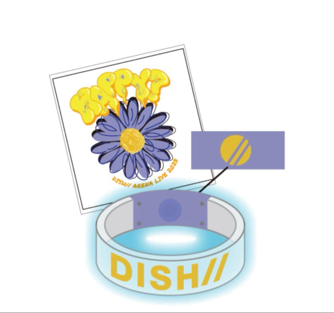 DISH//ライトバングル、ラバーバンド、キーホルダー、リングライトセット