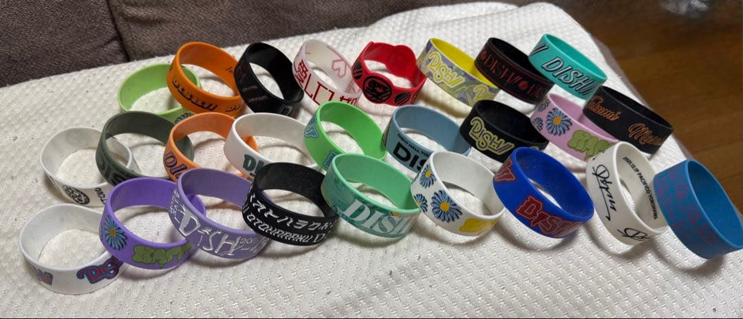 DISH//ライトバングル、ラバーバンド、キーホルダー、リングライトセット
