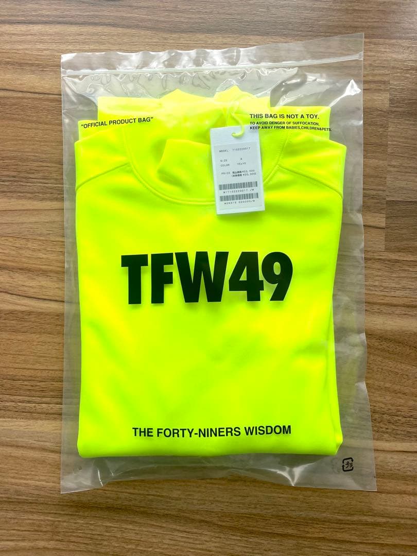 【TFW49】 サイズ S 新品未使用品 WARM MOCK NECK イエロー