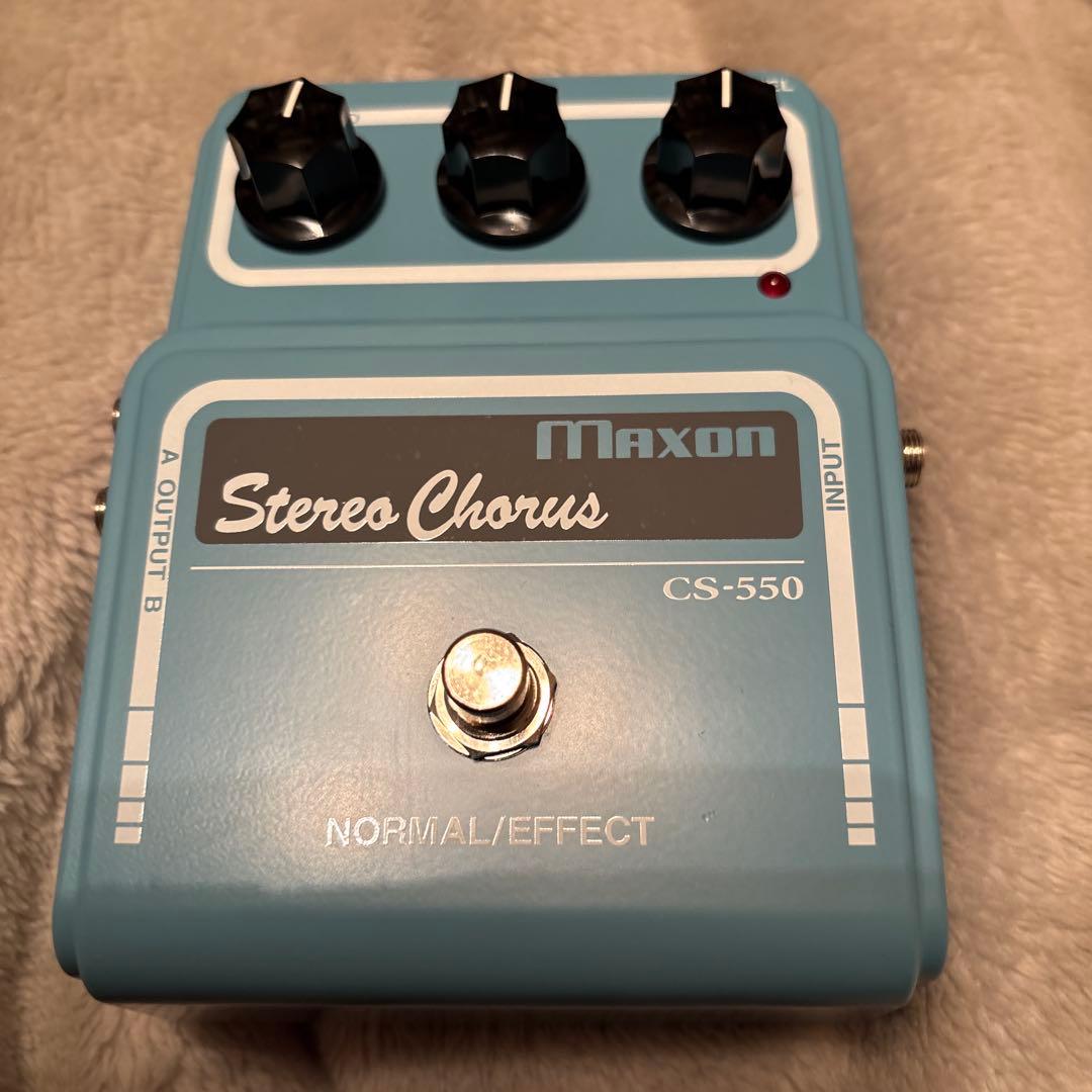 【箱、取説付き】Maxon CS-550 アナログ・ステレオ・コーラス