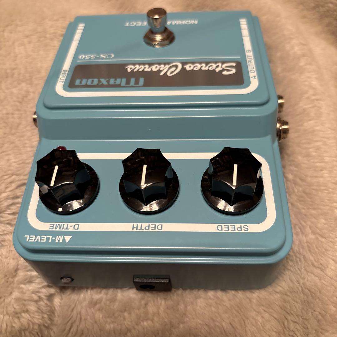 【箱、取説付き】Maxon CS-550 アナログ・ステレオ・コーラス