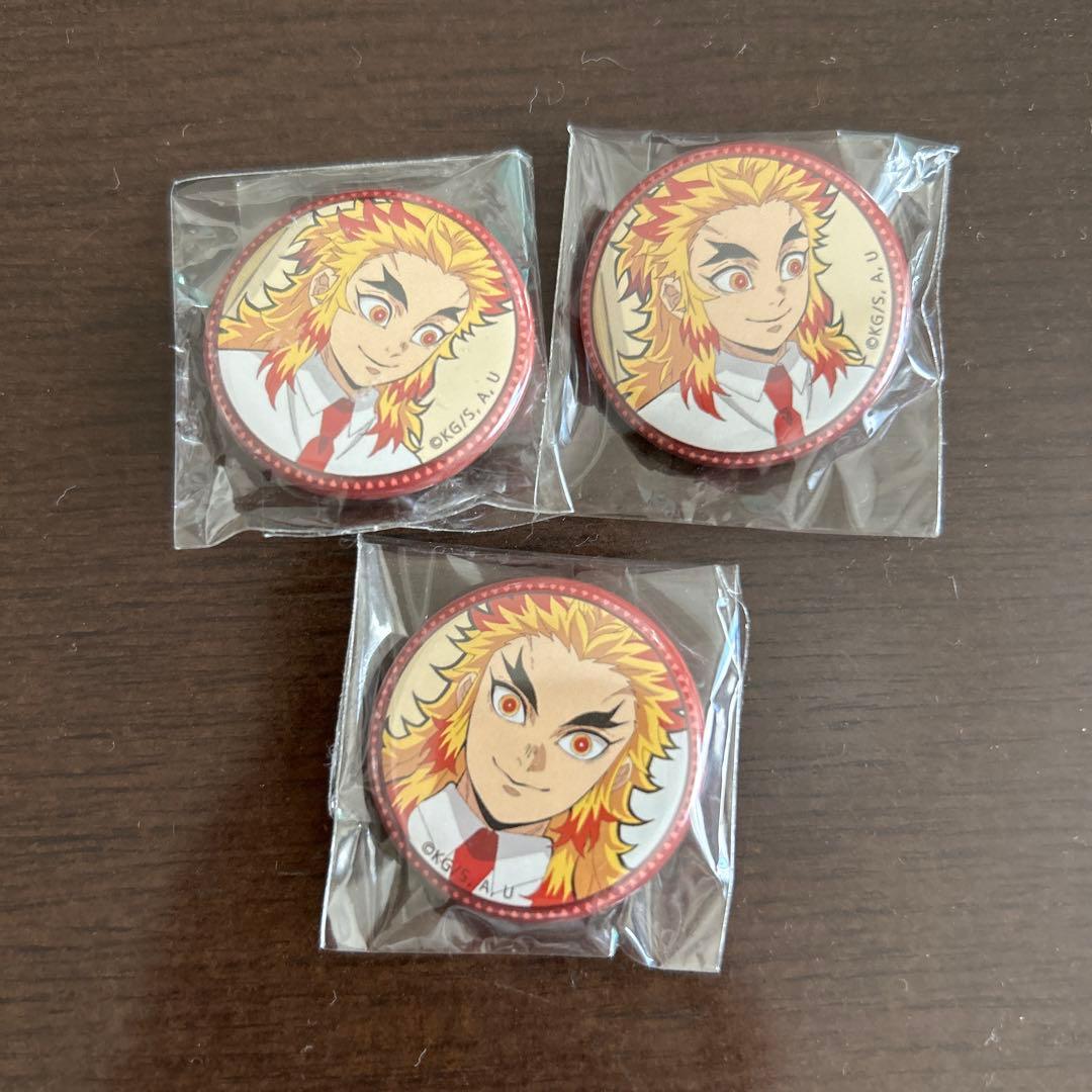 鬼滅の刃　煉獄杏寿郎　缶バッジ