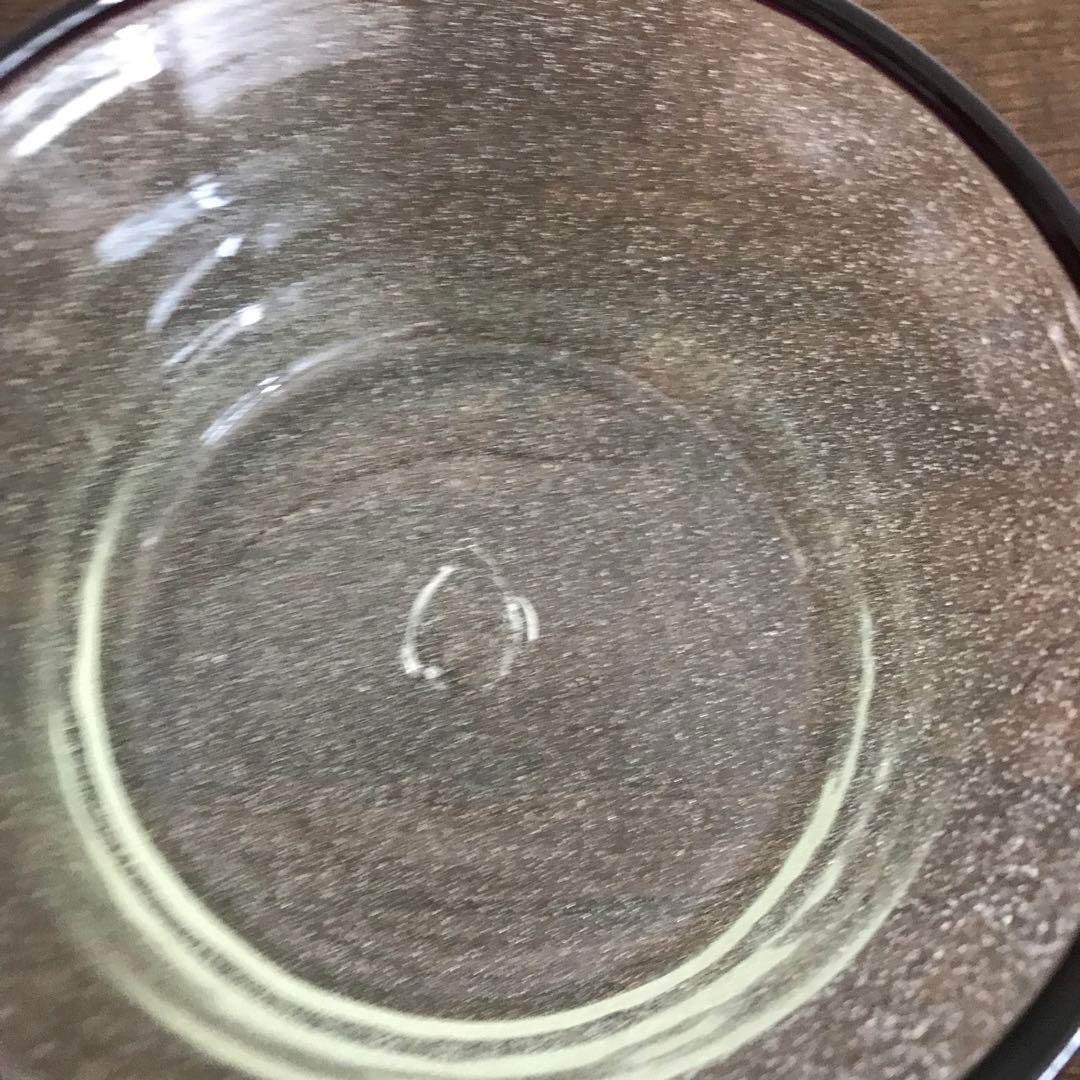 小谷眞三　倉敷ガラス　吹きガラス　ボウル　　(舩木倭帆 小谷栄次　民藝)