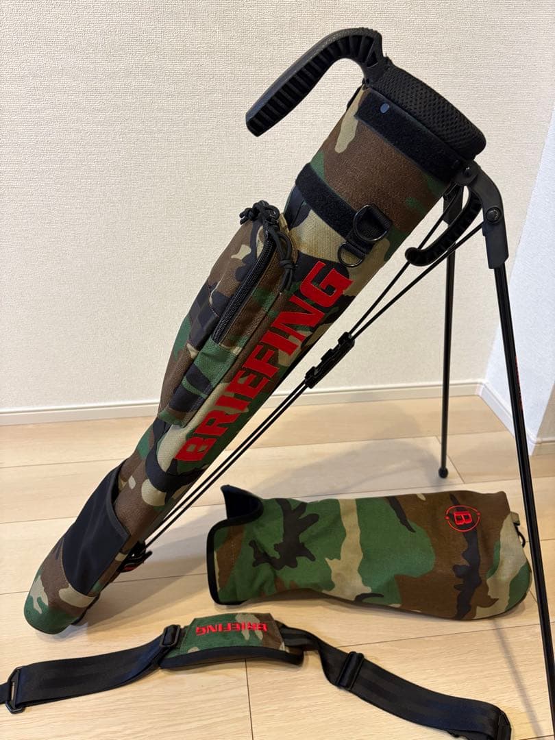 BRIEFING GOLF ブリーフィングゴルフセルフ スタンドキャリーWLカモ