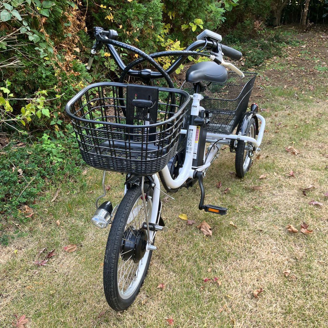 ミムゴ ロータイプ 電動アシスト三輪自転車 E-PARTON BEPN18-WH