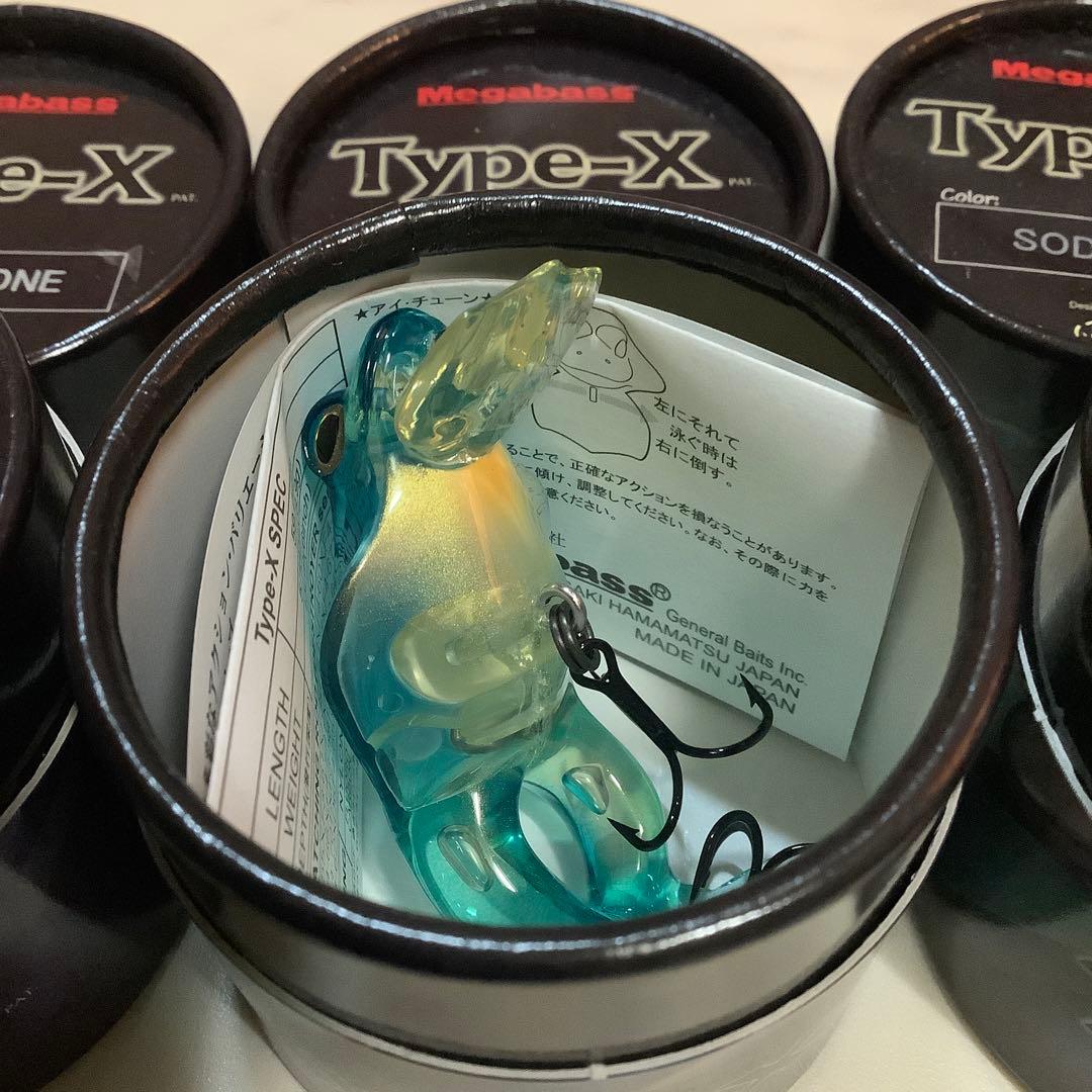 メガバス　タイプX　ソーダボーン　新品箱入　3個セット⭐︎