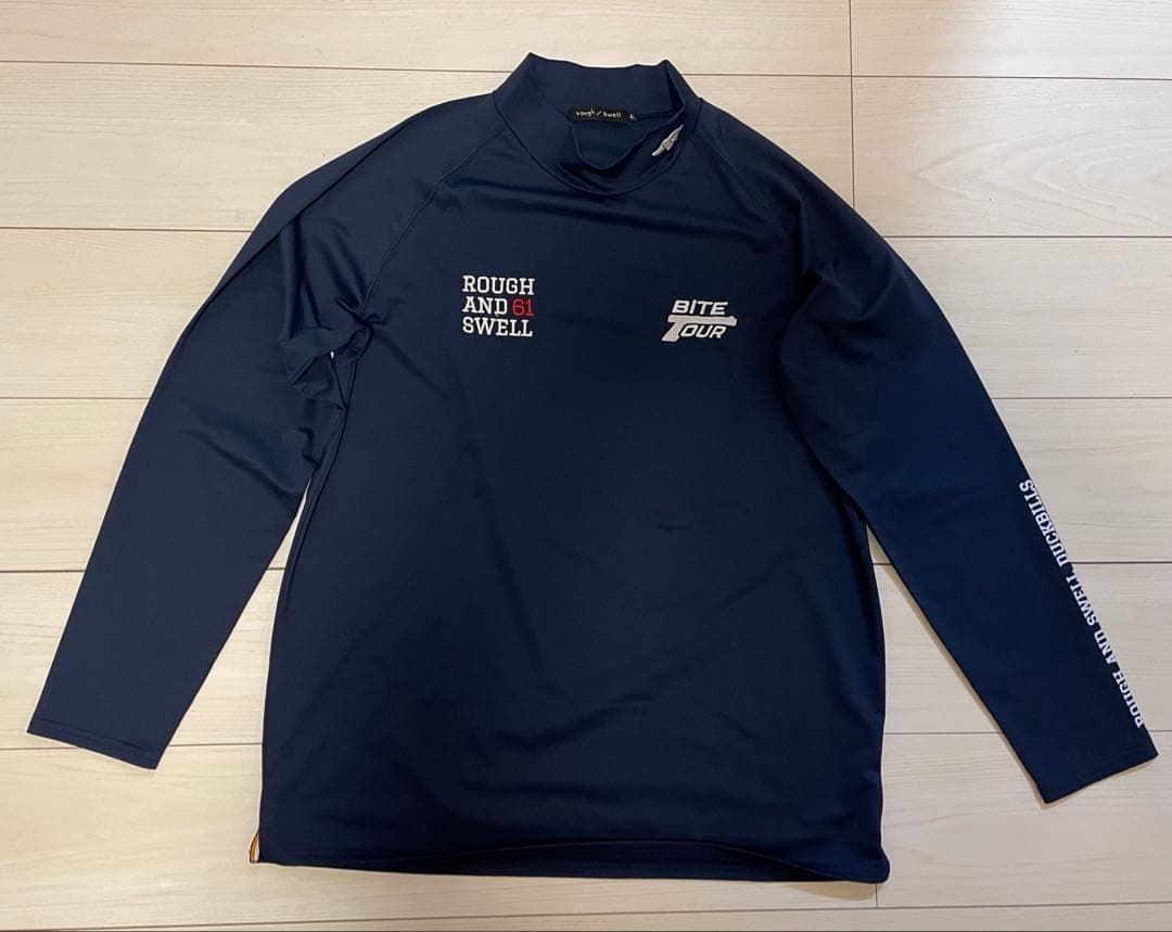 rough & swell モックネック　長袖シャツ