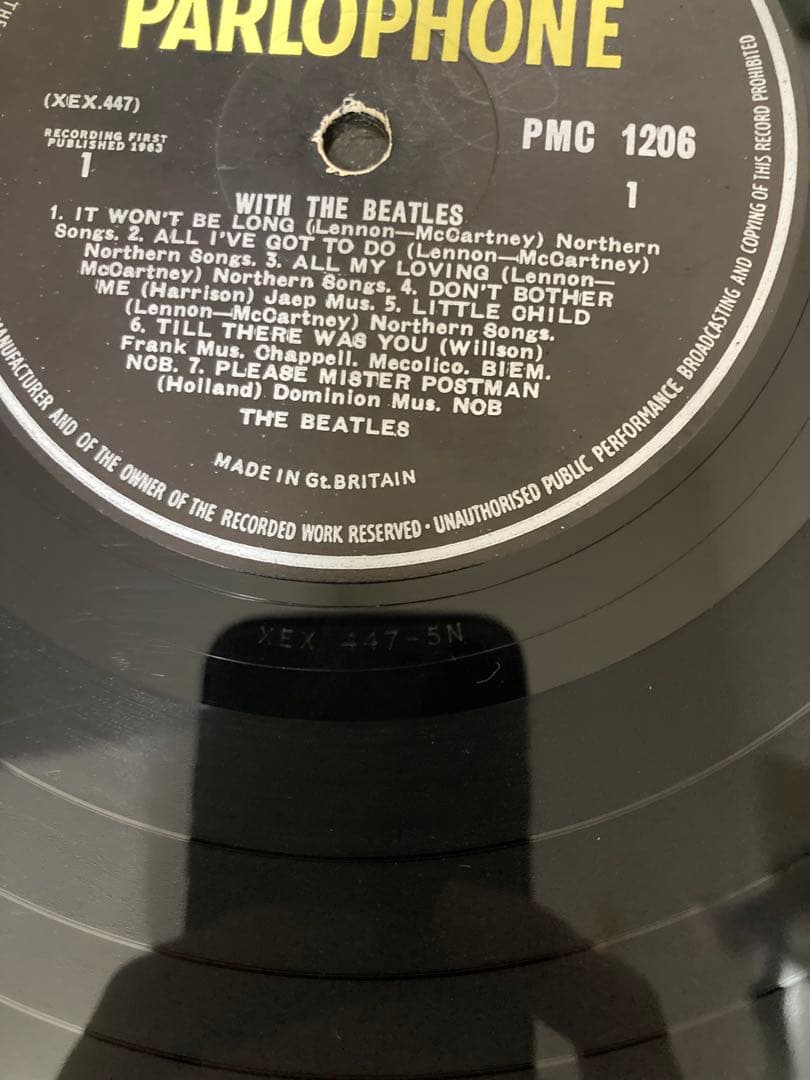 稀少UKオリジナルレア5NビートルズBeatlesレコード