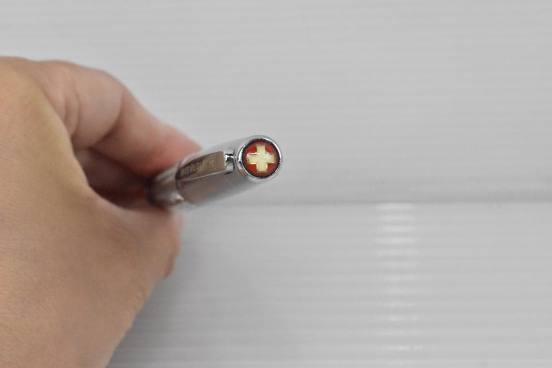 A265【中古】スイスミリタリー　ボールペン　インク青