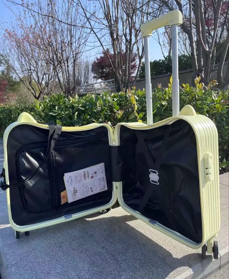 乗れるキャリーケース　スーツケース　子供が乗れる　キッズキャリーケース
