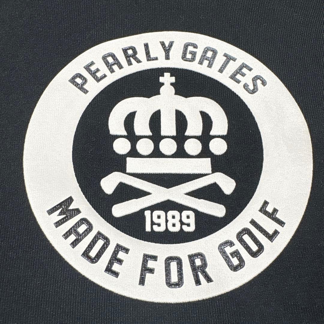 パーリーゲイツ　モックネック長袖ゴルフシャツ　1 (M) レディースゴルフウェア