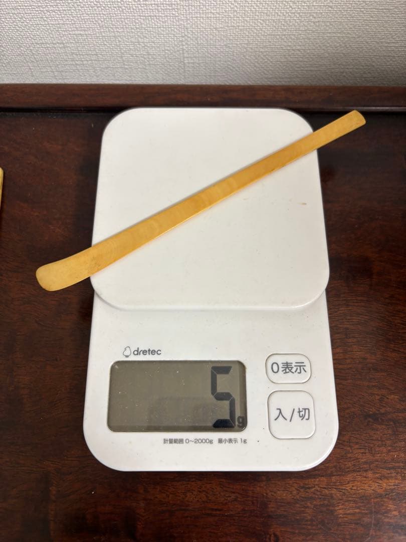 極上材茶杓 2本セット 天然材料 時代物 茶道具 鉄瓶