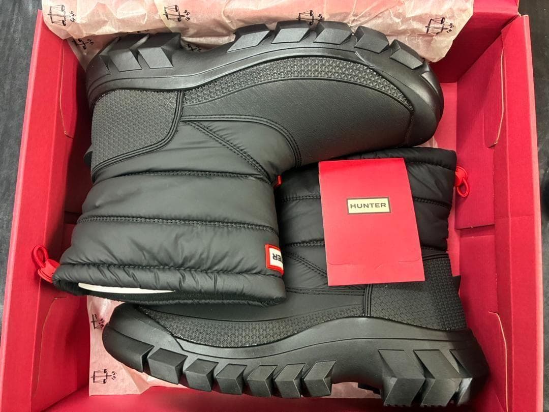 新品 超人気 HUNTER スノーブーツ ショート (26cm) 防水防寒