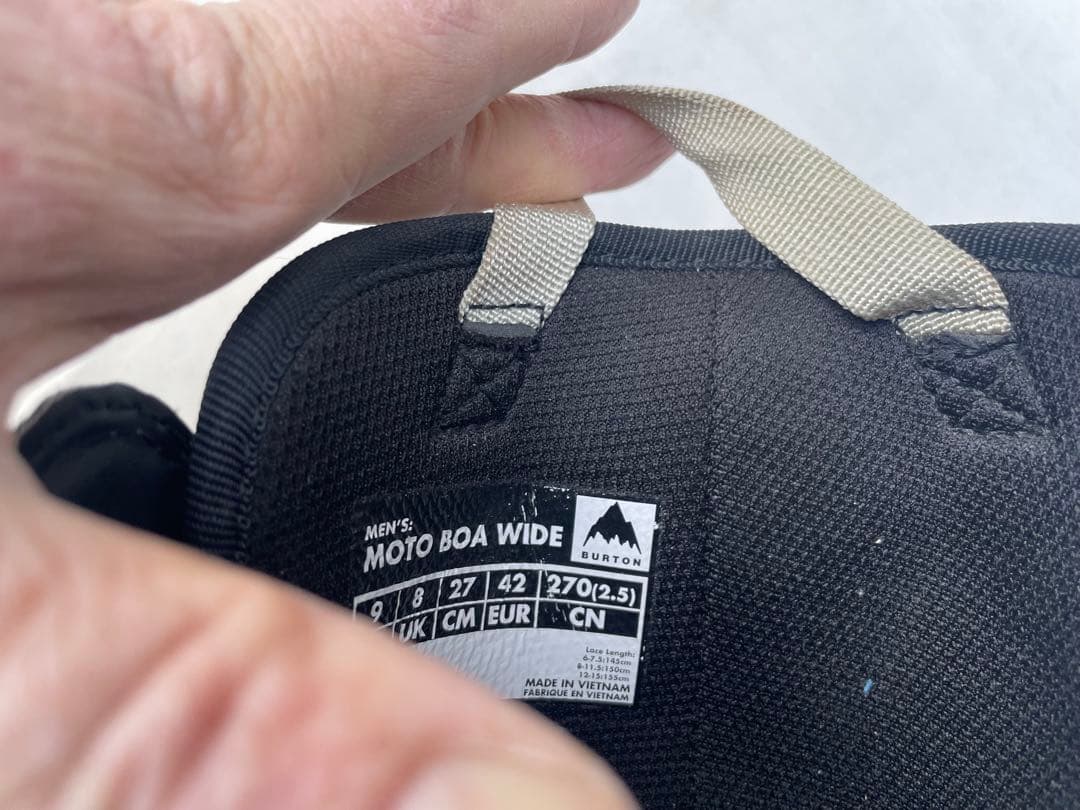 【27cm】BURTONスノボ　ブーツ