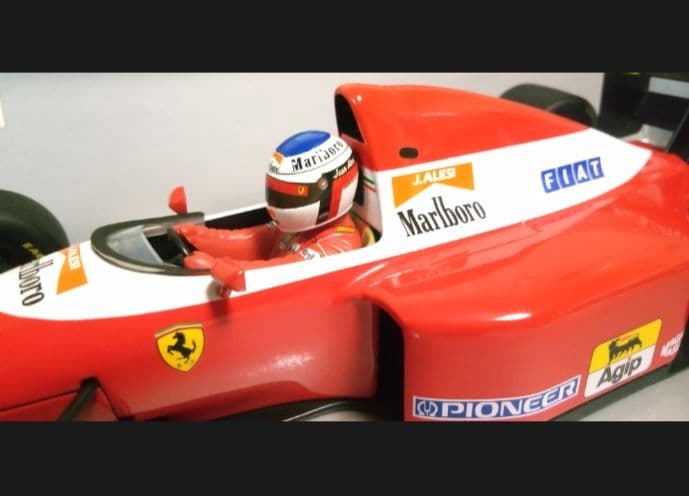 ミニチャンプス 1/18 F1 フェラーリ F93A J.アレジ