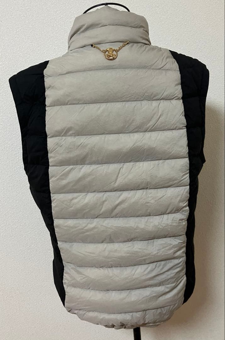 MARK AND LONA ダウンベスト グレー/ブラック　　サイズ46