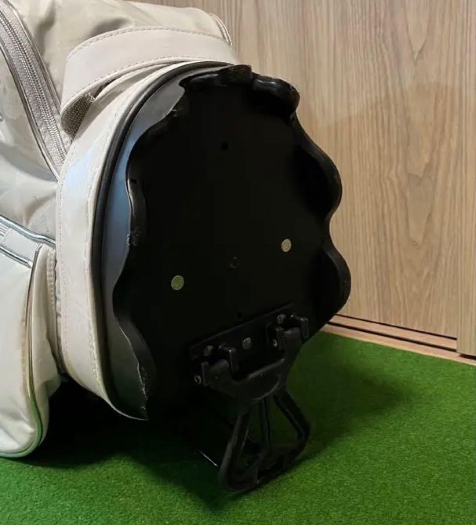 美品【キャディバッグ】マークアンドロナ　カモフラ　スカル　スタンド式　3点式