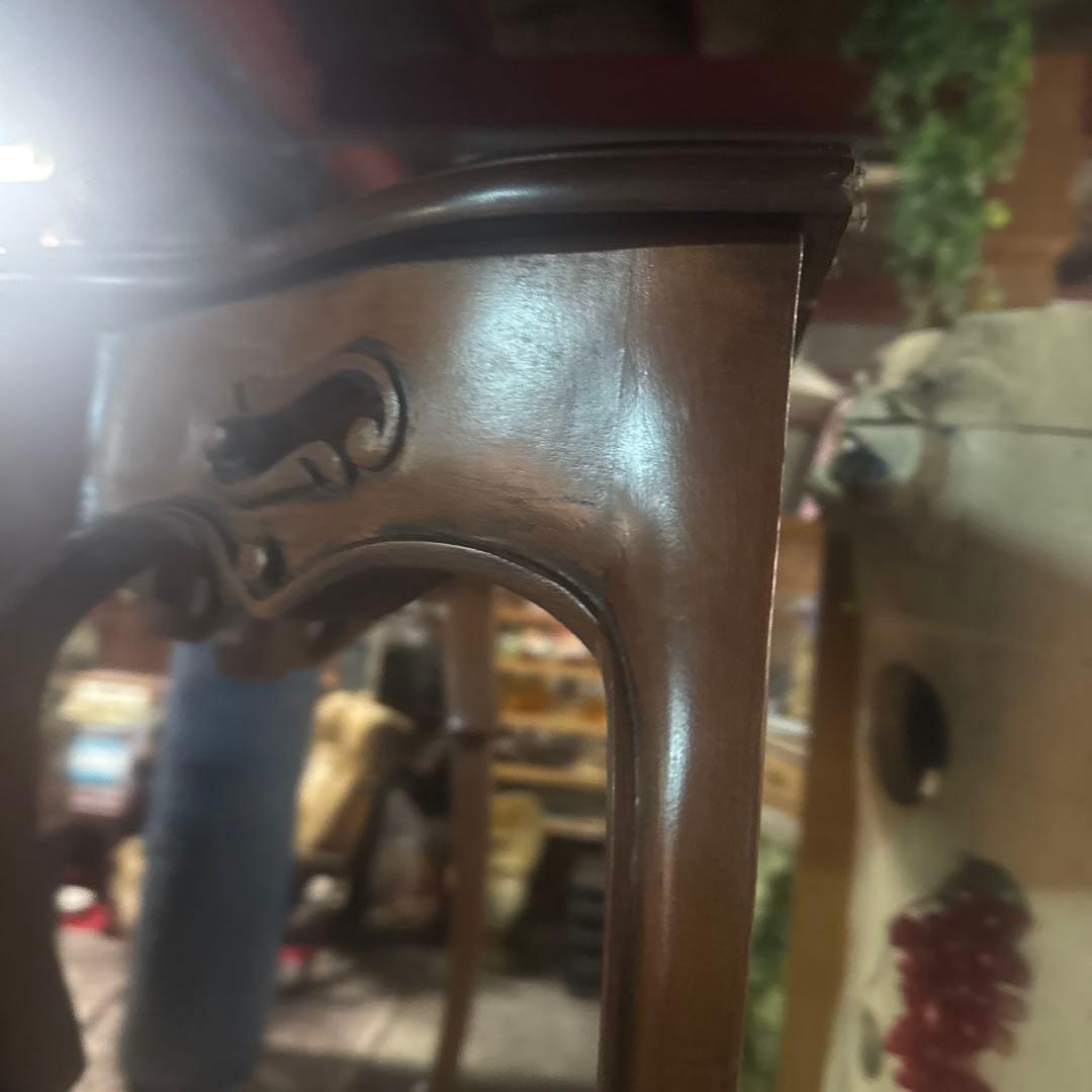 アンティーク　コンソールテーブル　マホガニー