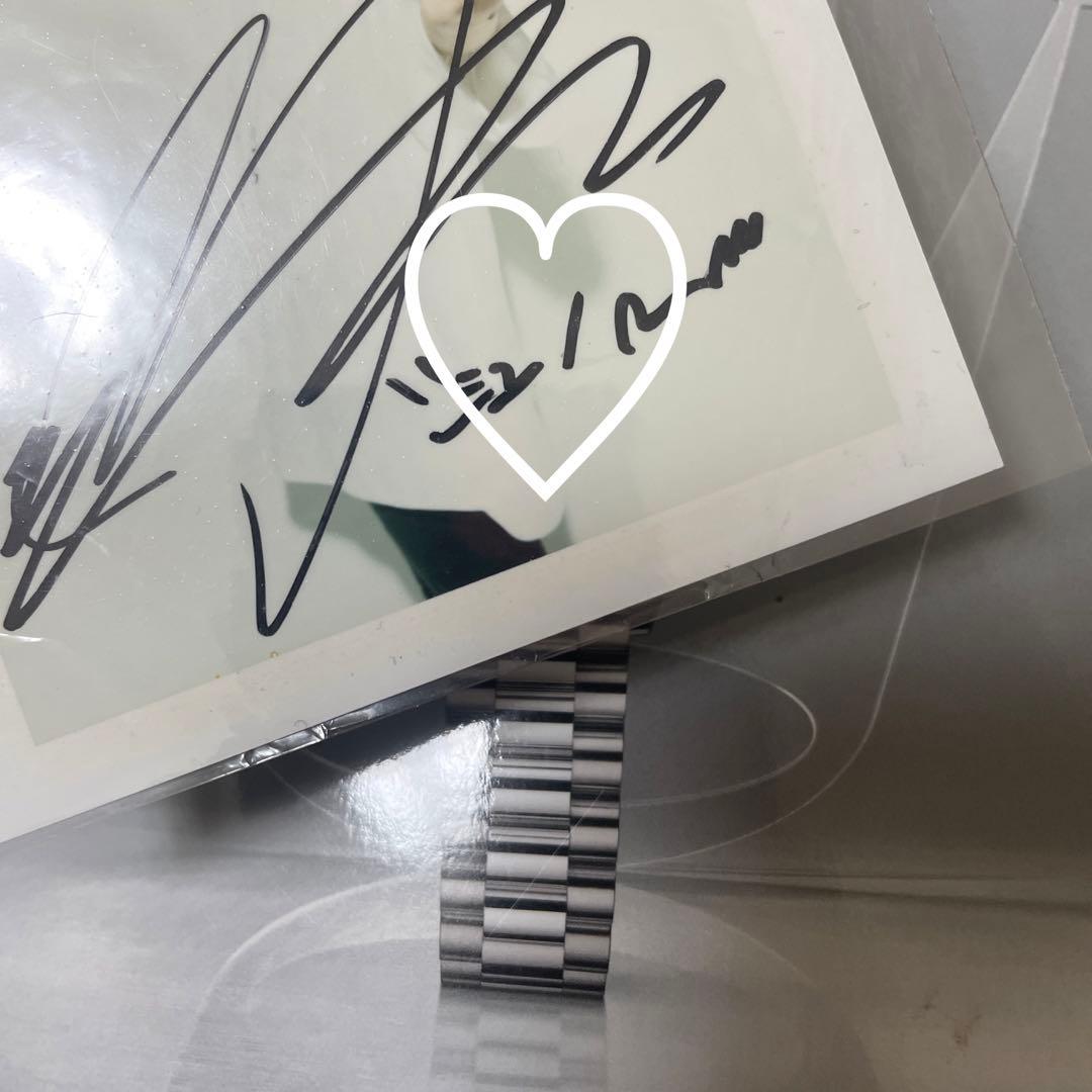 2PM ジュノ　サイン　ポラ　金髪　直筆