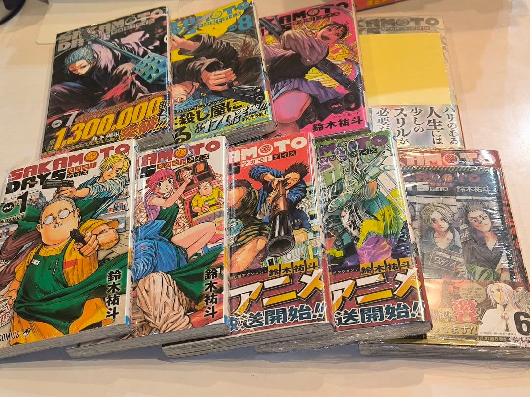 (未開封有り)SAKAMOTO DAYS 1〜21巻＋スピンオフ1巻