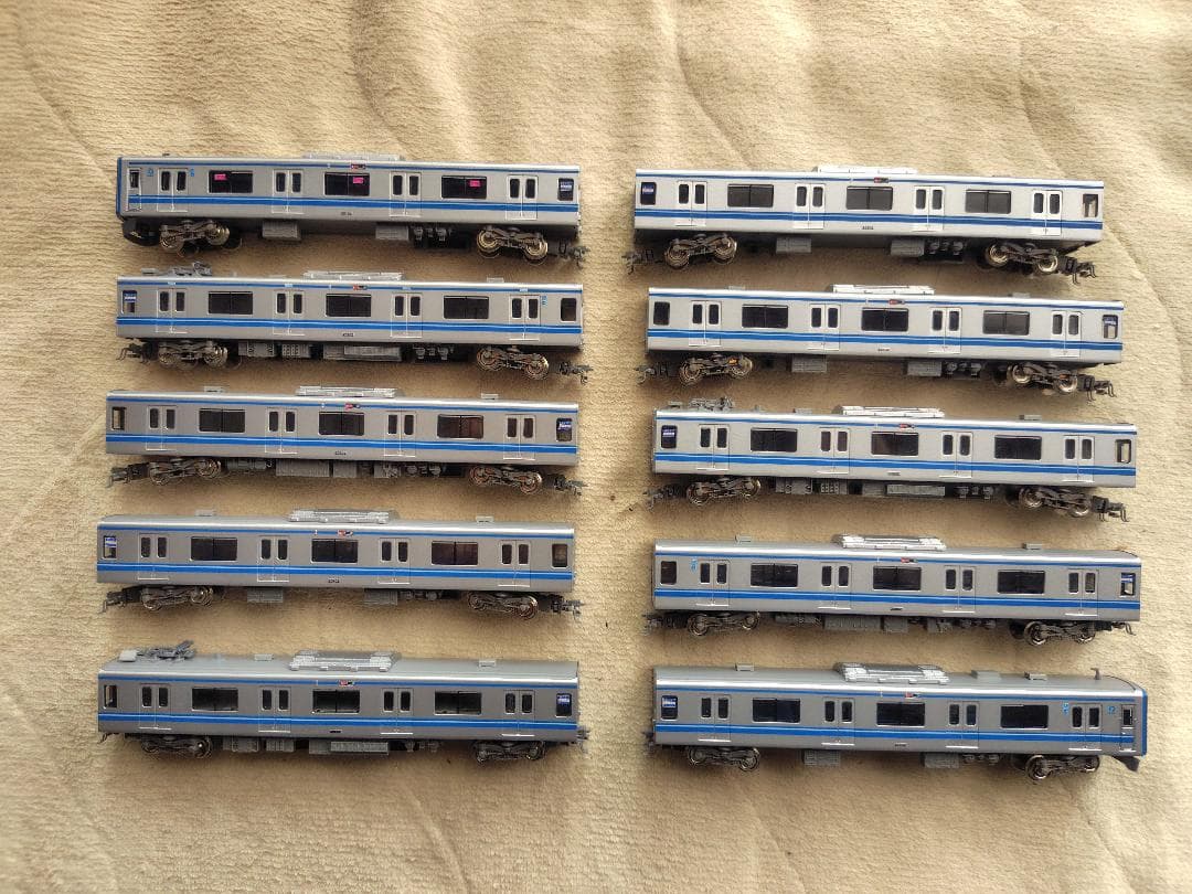 GREENMAX30969+30970西武20000系池袋線20102F白ライト