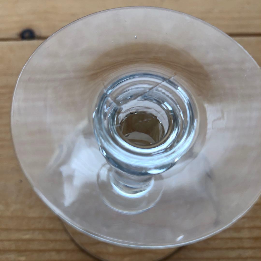 古いシャンパンクープ　２脚　食前酒・食後酒グラス　リキュールグラス　no.123