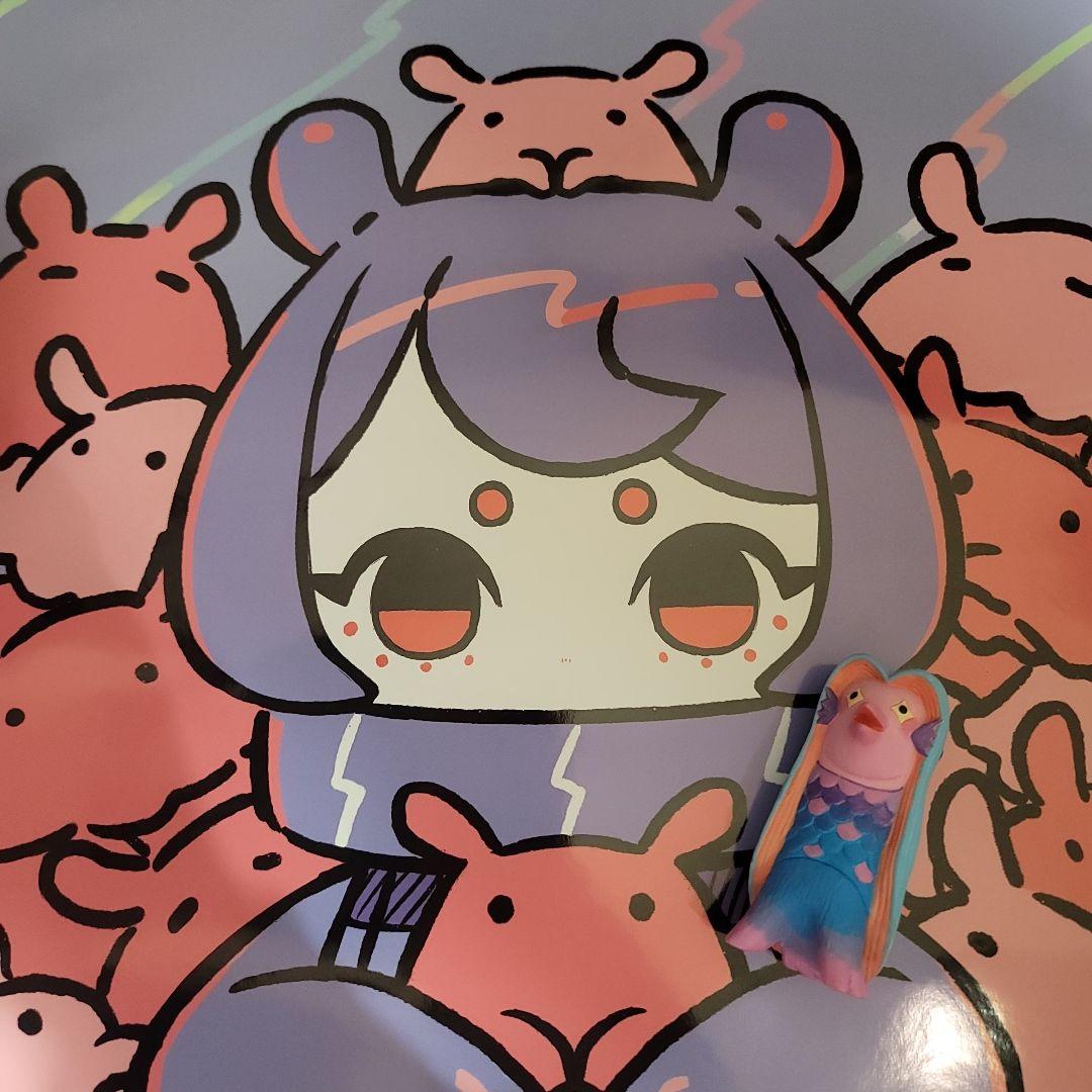 HAKURO　デンシタコ　ポスター　One up.製　アマビエ　カスタムペイント