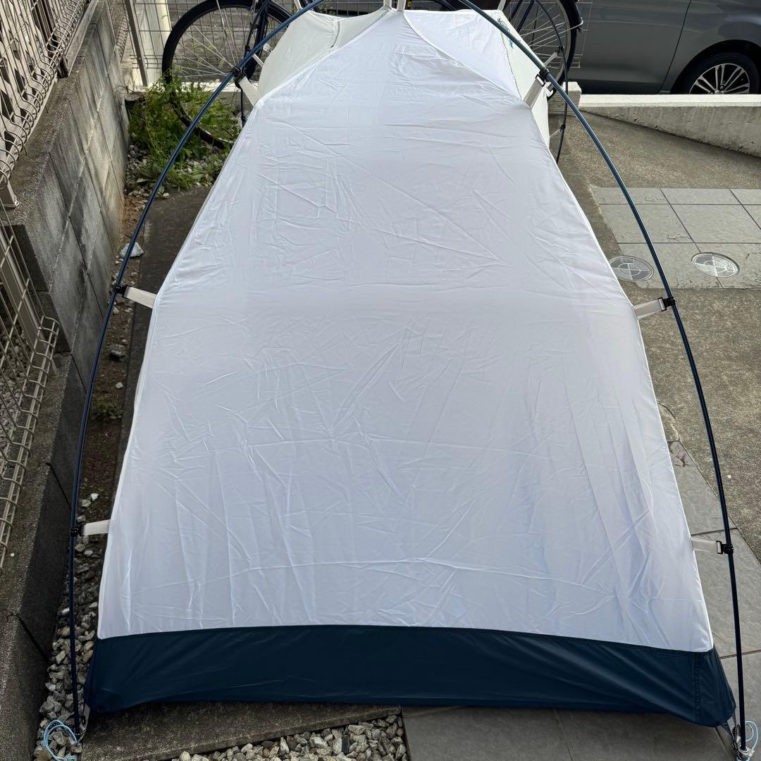 美品モンベル　クロノスドーム2 ブルー山岳テント軽量コンパクト