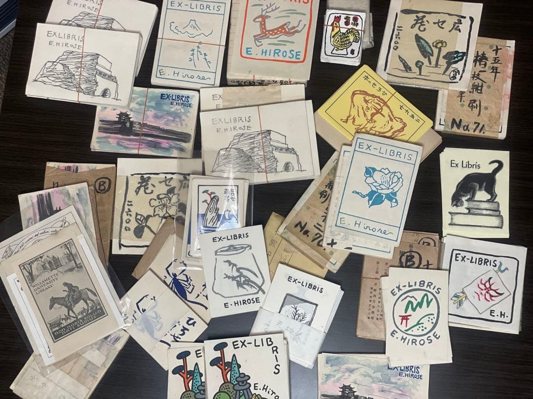 交換用の蔵書票