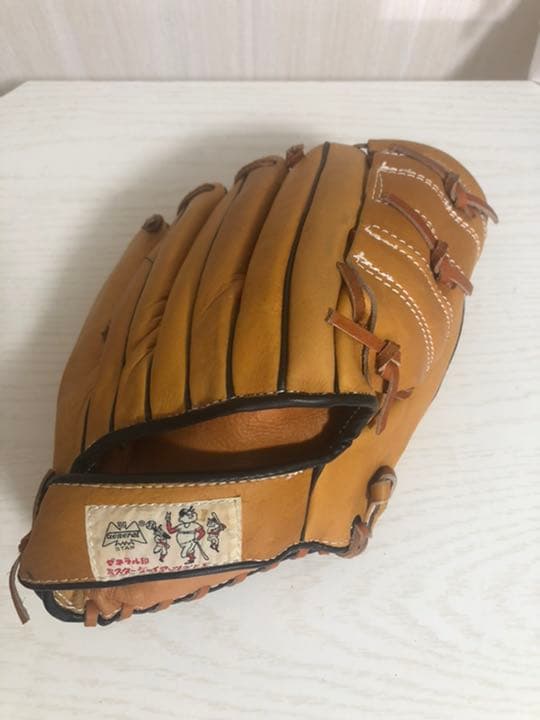 お宝 貴重 長嶋茂雄 & 王貞治タグ付き ミスタージャイアンツ 子供用グローブ