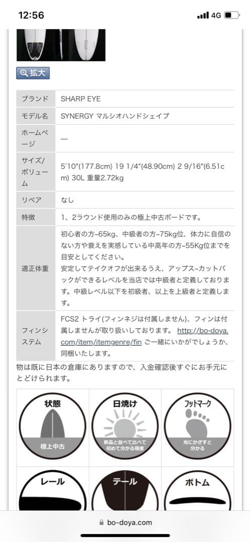 シャープアイ　サーフボード シナジー　5'10