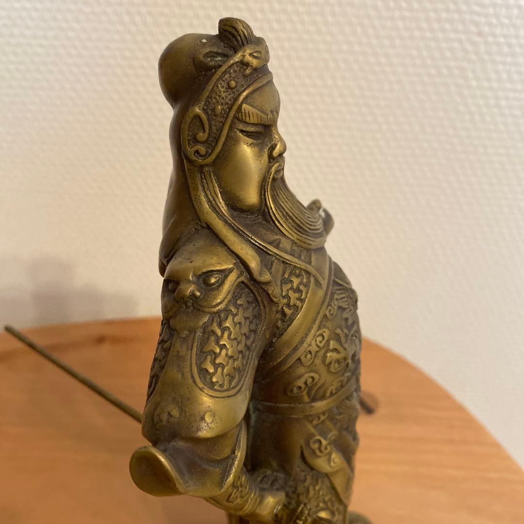 【開運】関羽　置物　三国志　関聖帝君