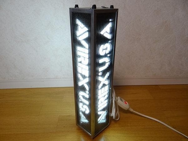 非売品 ビンテージ AVIREX USA アヴィレックス サイン 照明 ガレージ