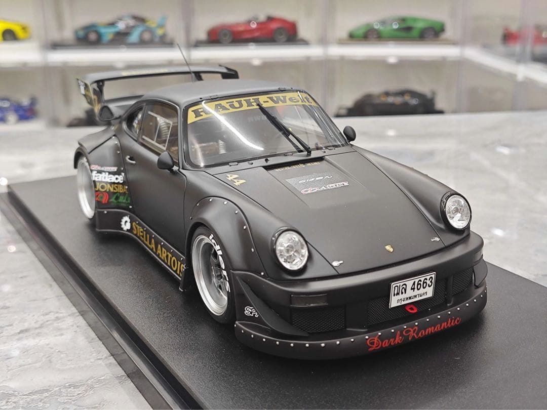 ハ*ル様 GT Spirit 1/18 ポルシェ 964 RWB ミニカー マッ