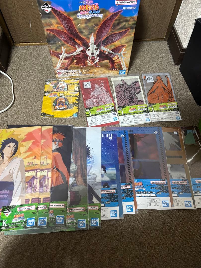 一番くじNARUTO ラストワン賞　新品未開封 おまけ16個付き　値下げ交渉可