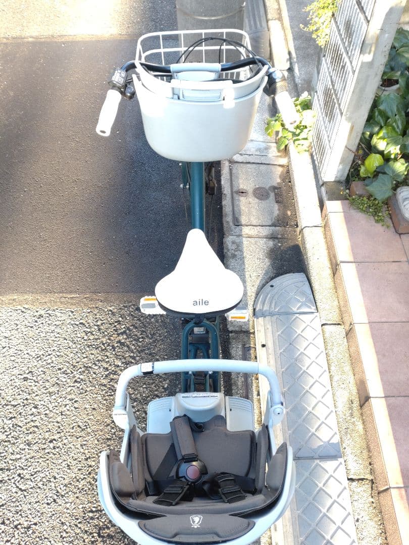 LALA★カスタム【ビッケグリ】電動アシスト自転車★バッテリー★子供乗