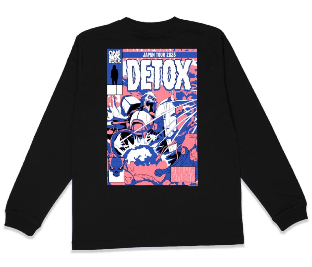 ONE OK ROCK 新品 2025 デトックス ロングスリーブTシャツ