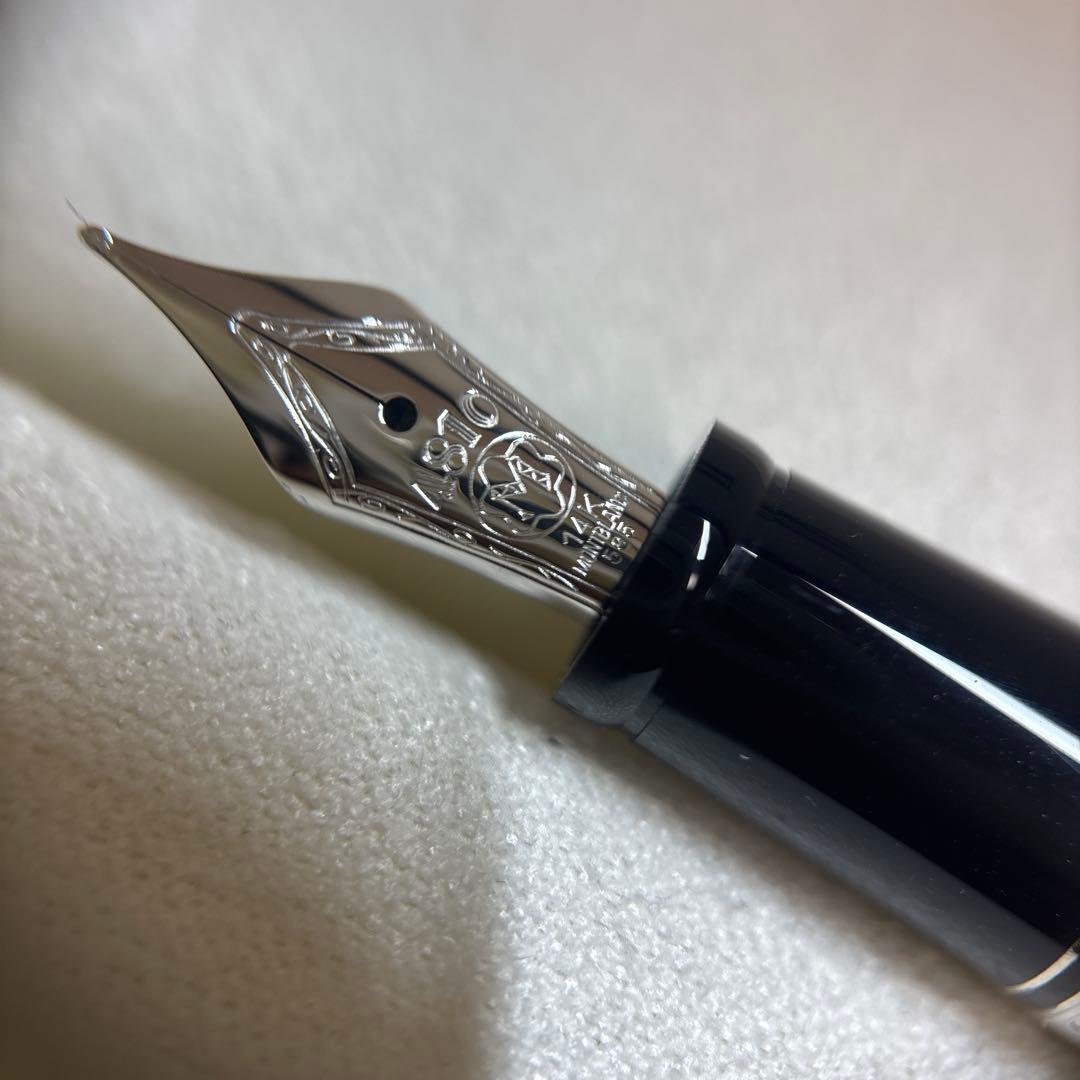 新品 montblancモンブラン 万年筆 ボエム ノワール 字幅F