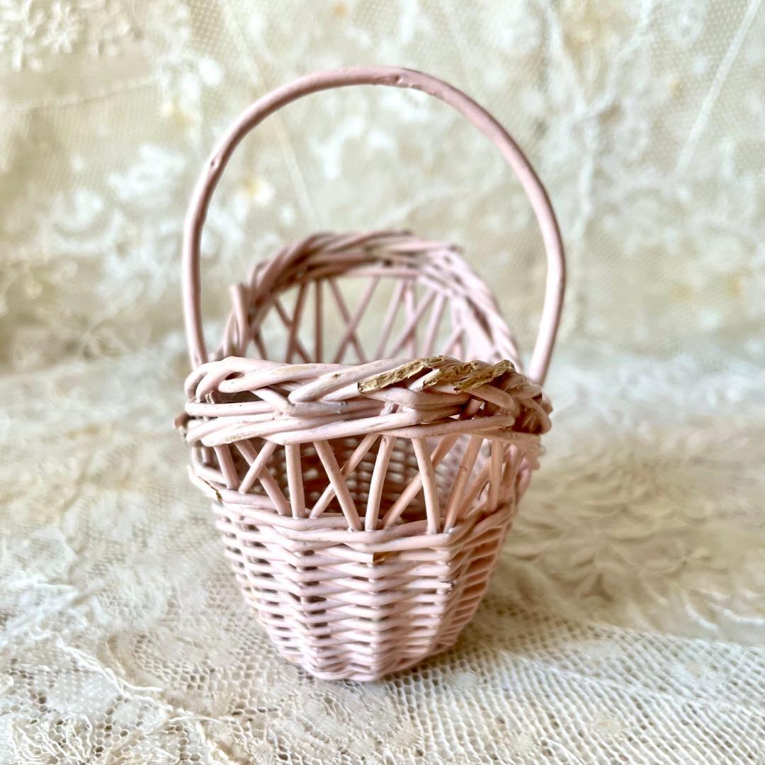 新春アンティーク福袋④ビスクドール&ドール用小物8点セット　チェア&王冠&パニエ