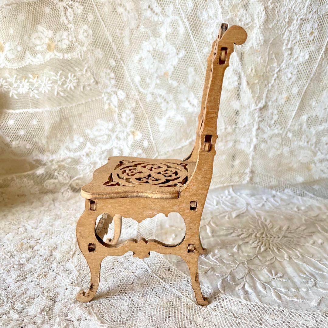 新春アンティーク福袋④ビスクドール&ドール用小物8点セット　チェア&王冠&パニエ