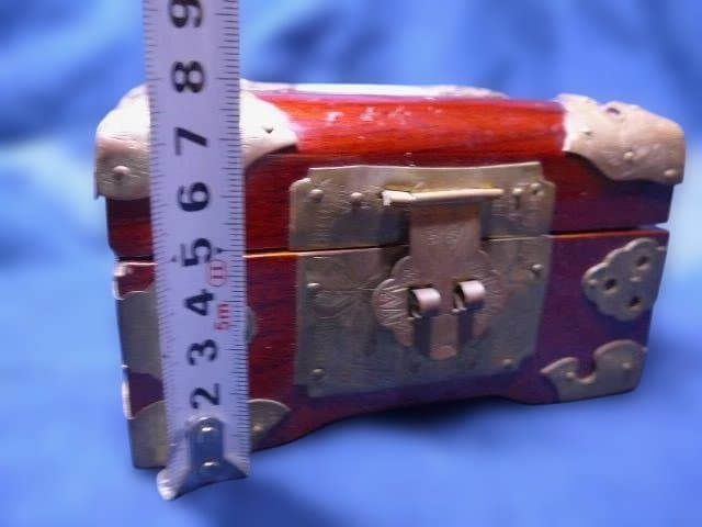 中国上海の伝統工芸　ジュエリーボックス　木製　ヴィンテージ　です