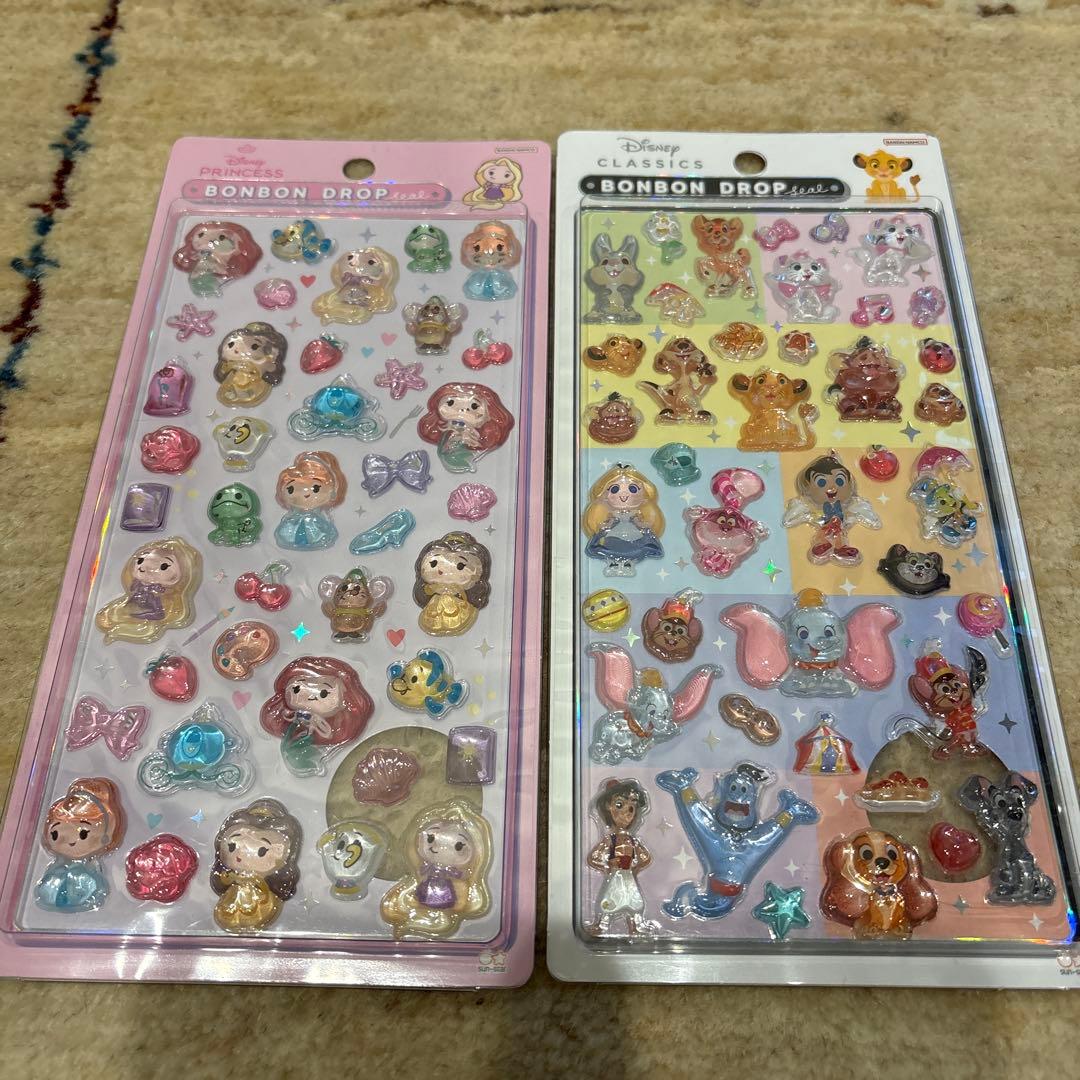 ディズニーボンボンドロップシール6パックセット