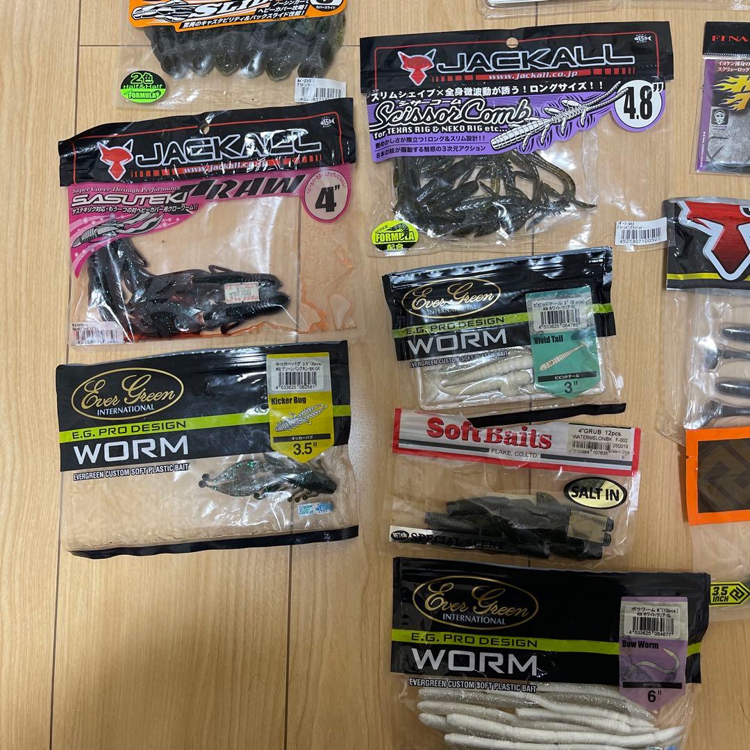 バス釣り引退セット　ルアー&ワーム