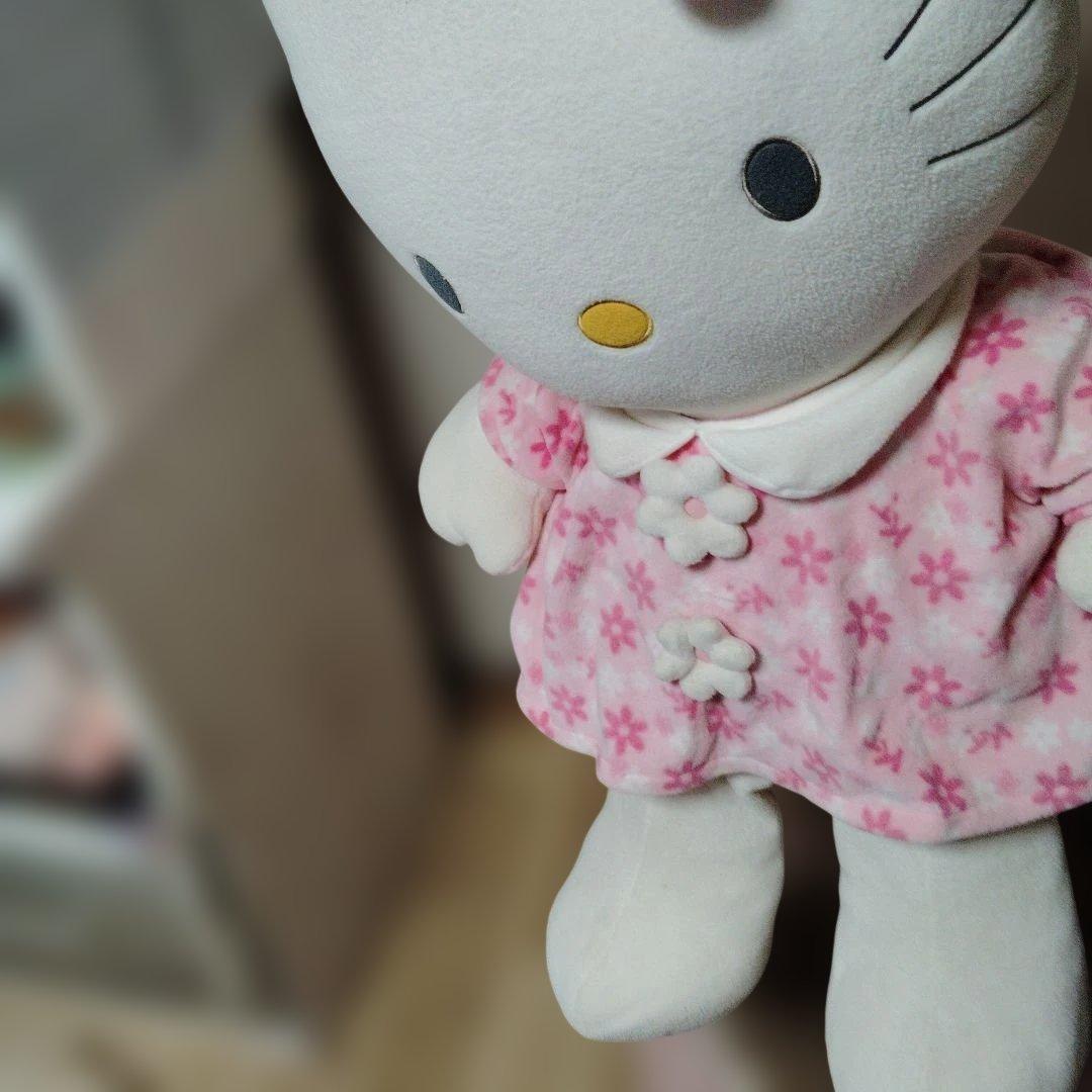 hello Kitty 150 CM ハローキティ ぬいぐるみ 大きめ 花柄